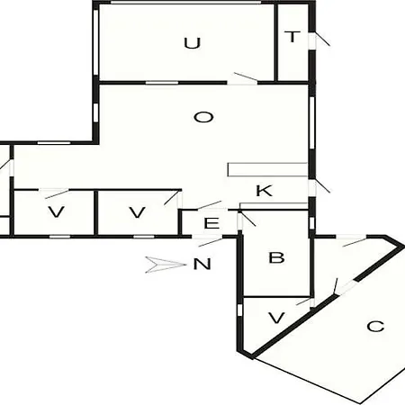 7 Person In Sp Ttrup Holiday home *