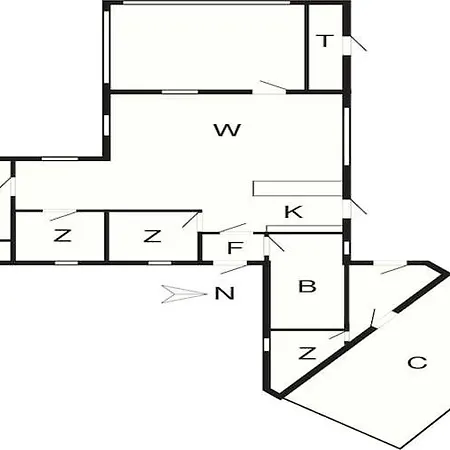 Holiday home 7 Person In Sp Ttrup Spottrup
